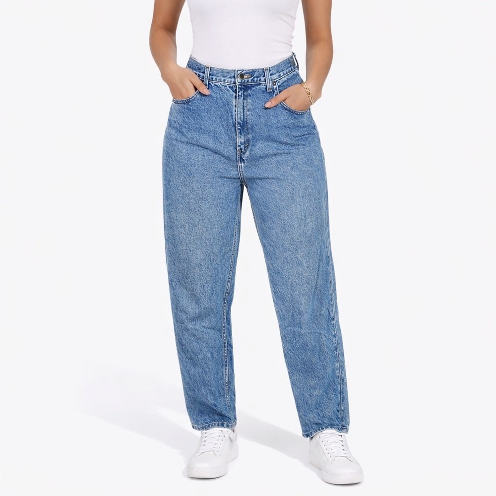 Route 66 Relaxed Blue Jeans Womens 16.5 Fits Modern 10 12 High Rise Tapered‎ Y2K